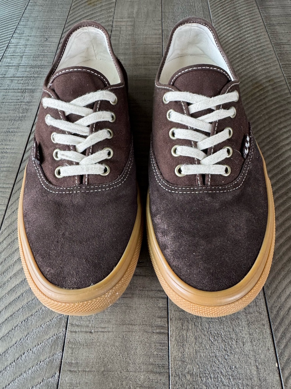 Vans Skate Authentic Brown Canvas/Gum Skater Sneakers Men’s Size 10.5 (NWOT) - Picture 9 of 16